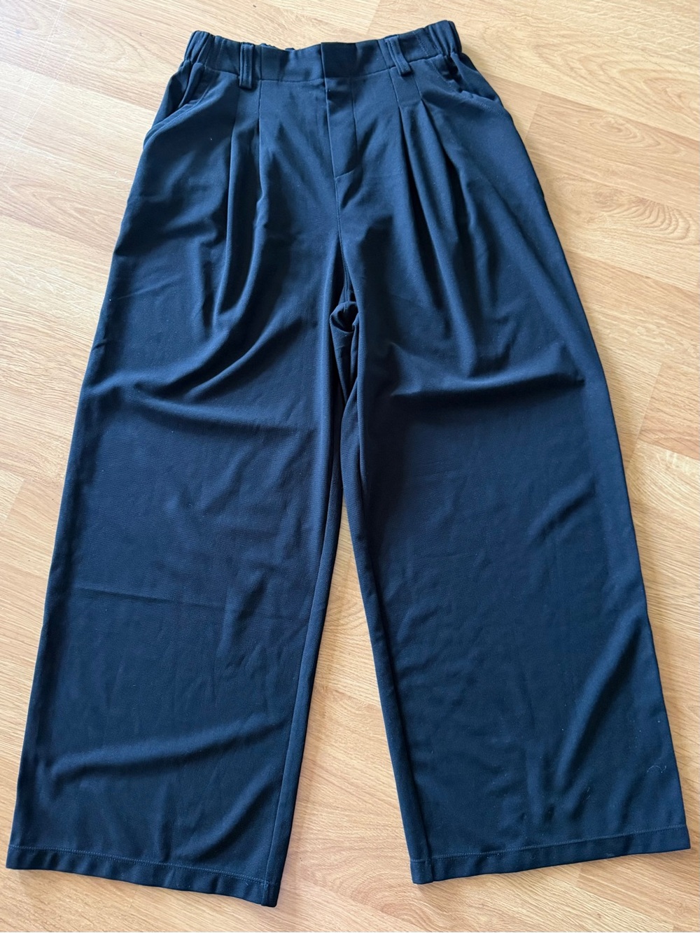 HALARA Flex Black High-Waist Wide-Leg Side Pockets Work or Leisure Pants Size XL - Picture 3 of 14